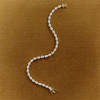 East-West Pear Tennis Bracelet JAUR