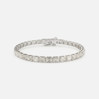 Emerald Diamond Bezel Tennis Bracelet JAUR