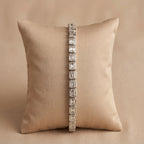Emerald Diamond Bezel Tennis Bracelet JAUR