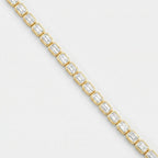 Emerald Diamond Bezel Tennis Bracelet JAUR