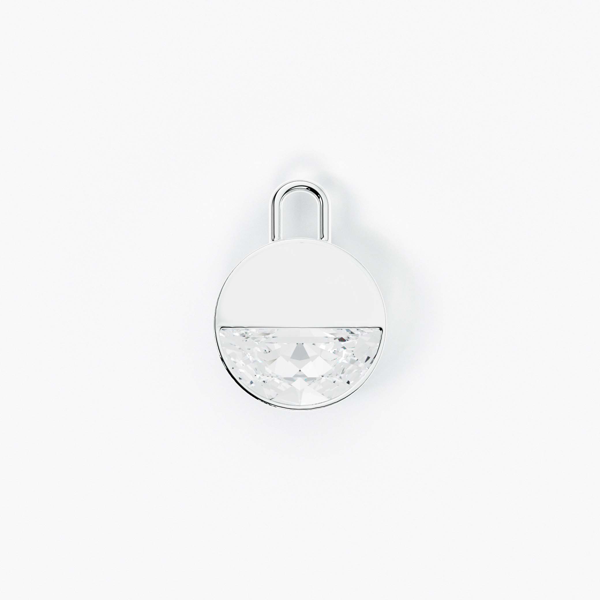 Minimal gold modular charm designed for everyday layering