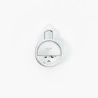 Lab Grown Diamond Formed Round Diamond Charm in White Gold – View 5 | JAUR