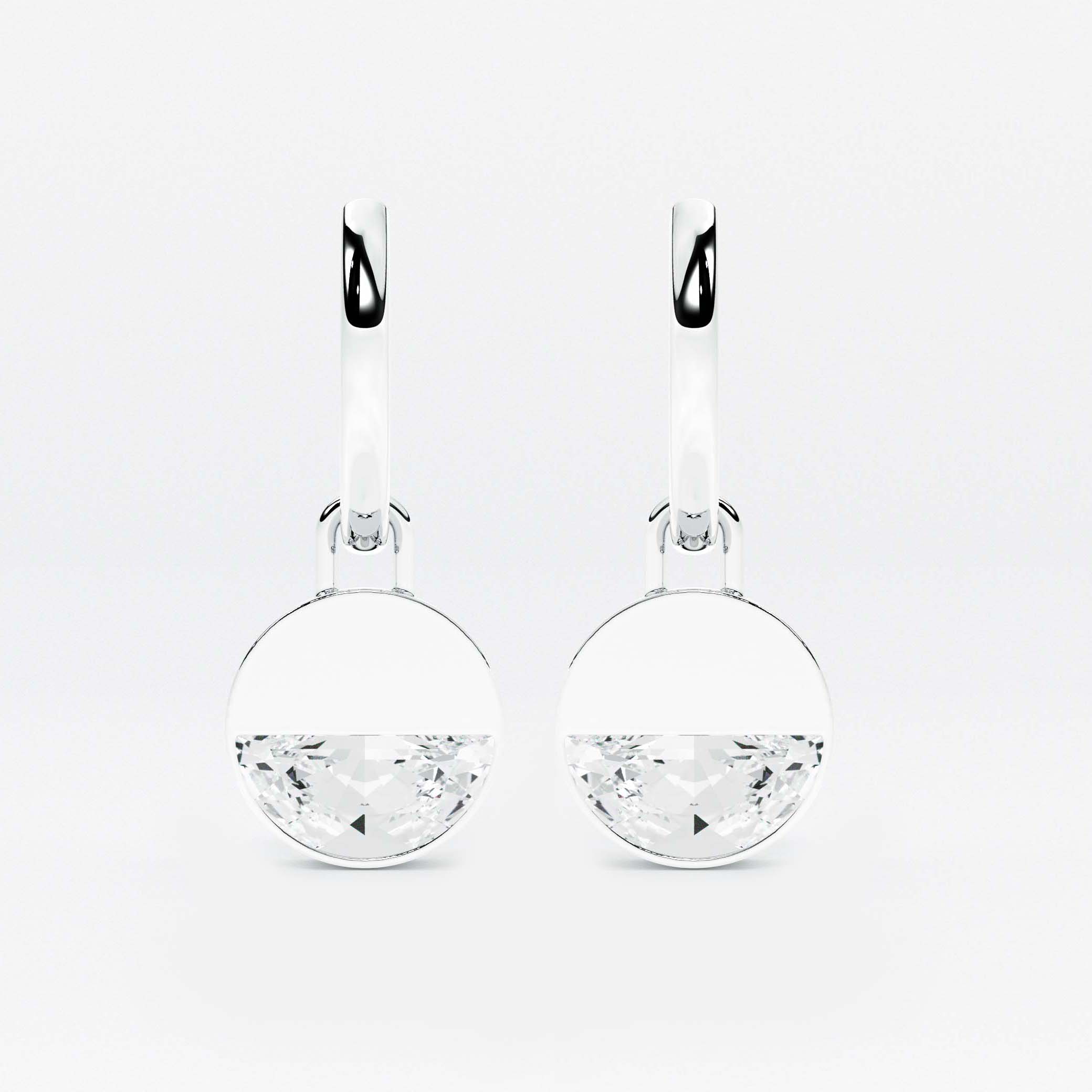 Formed Round Diamond Charm