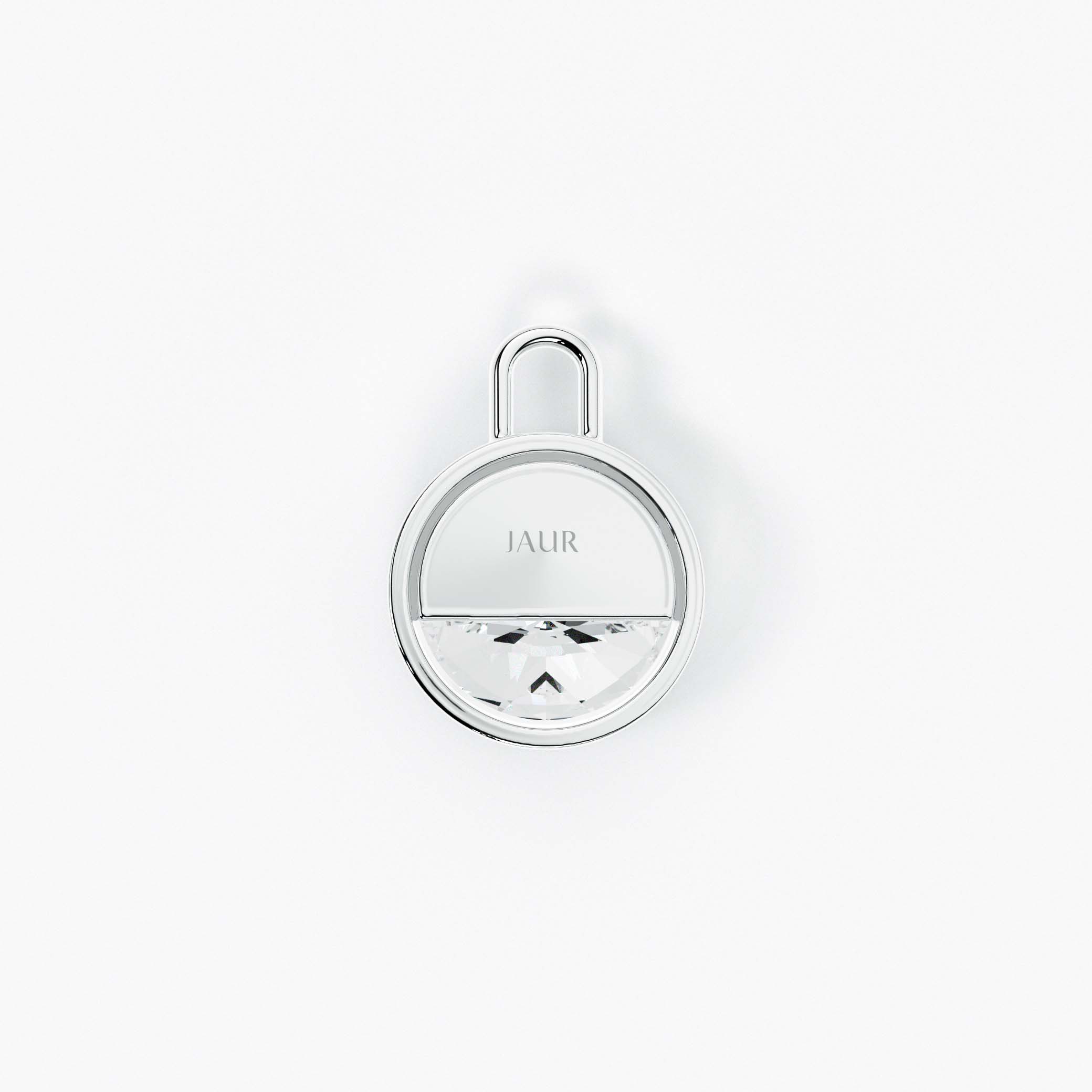 Formed Round Diamond Charm