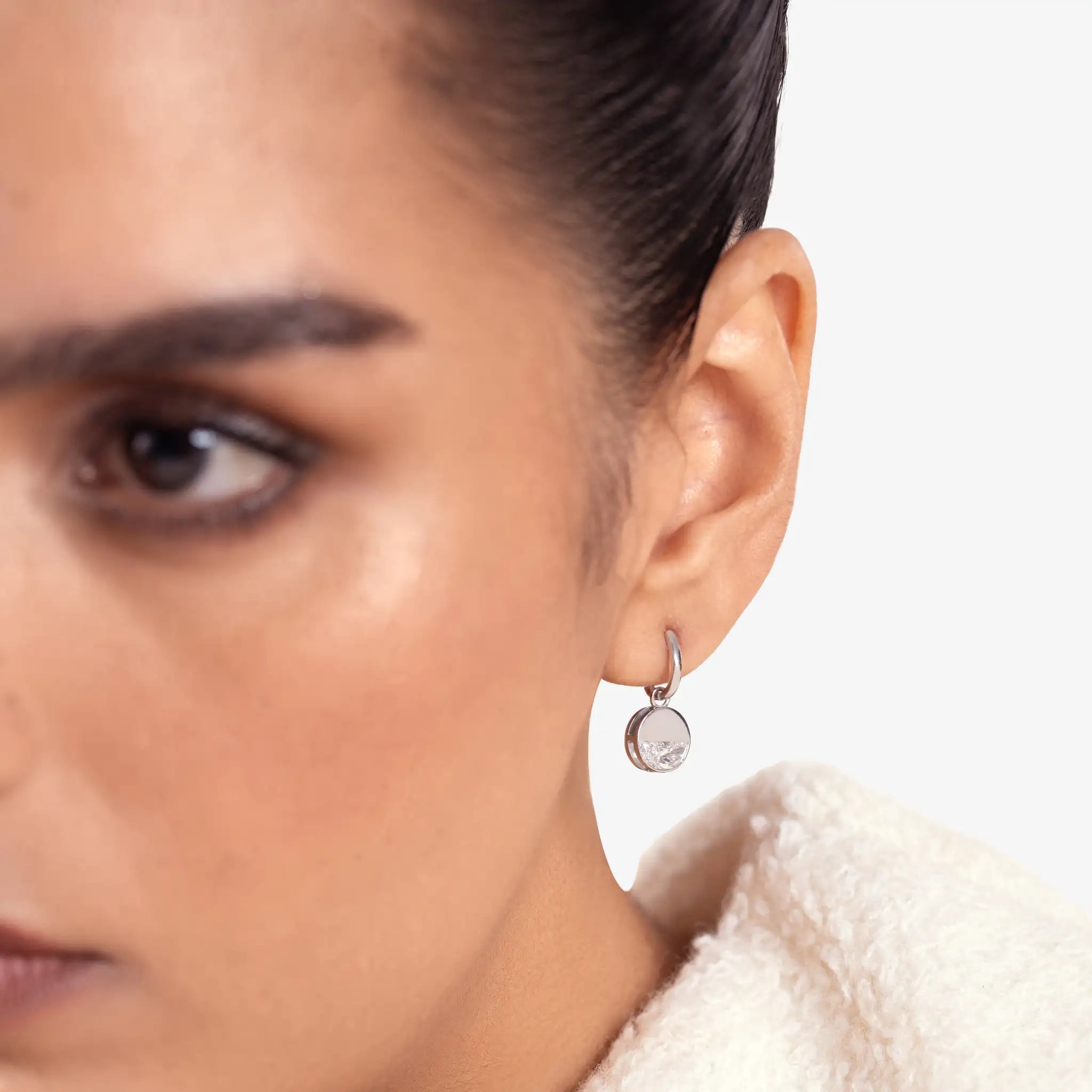 Formed Round Diamond Charm