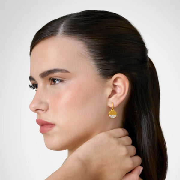 Minimal gold modular charm designed for everyday layering