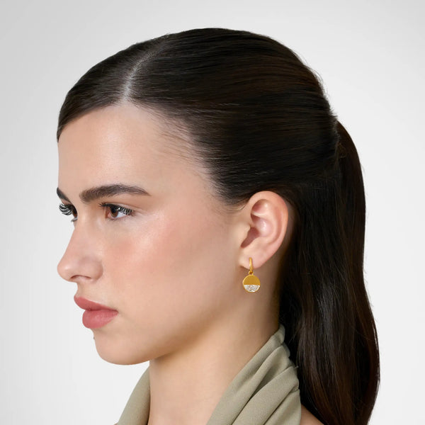 Minimal gold modular charm designed for everyday layering