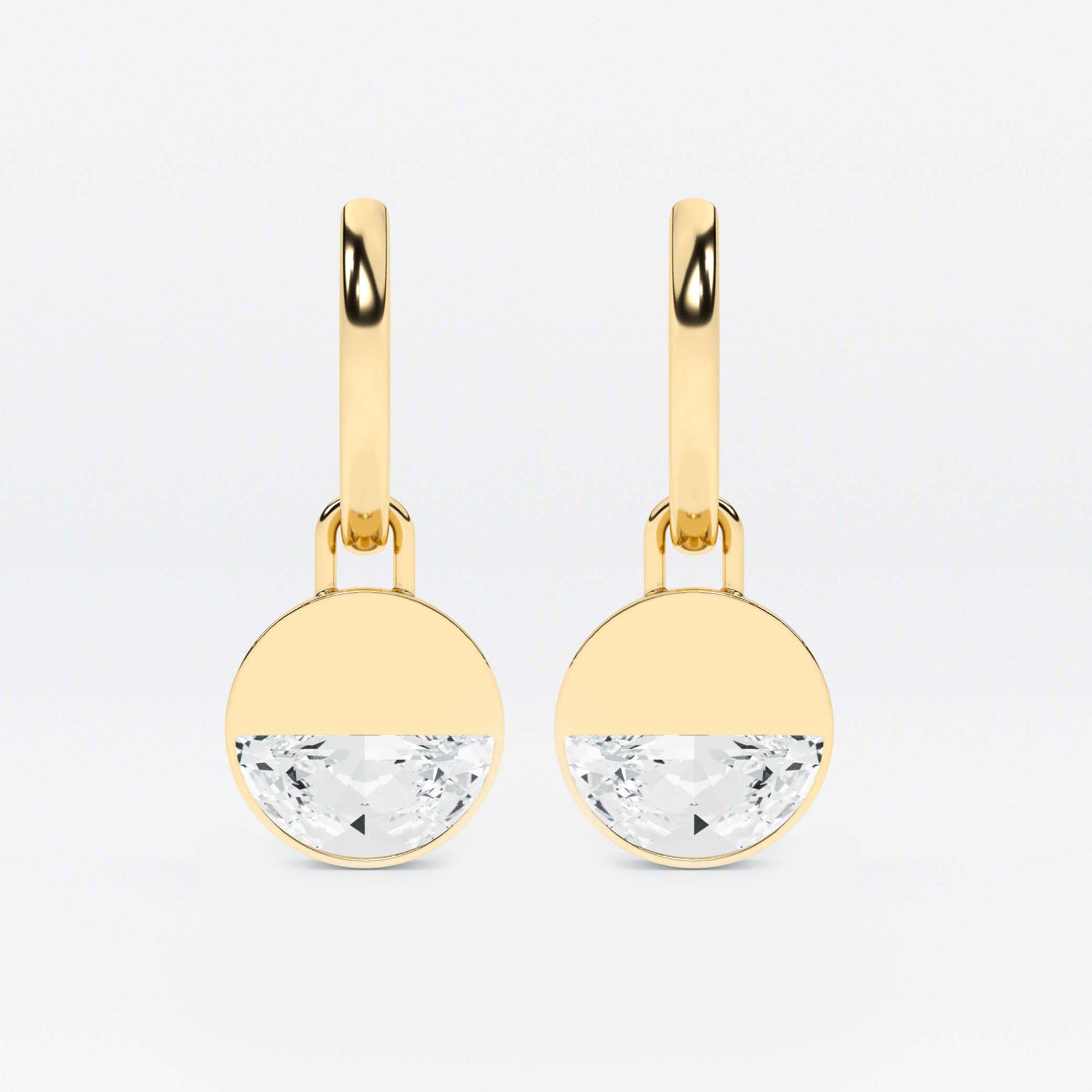 Formed Round Diamond Charm