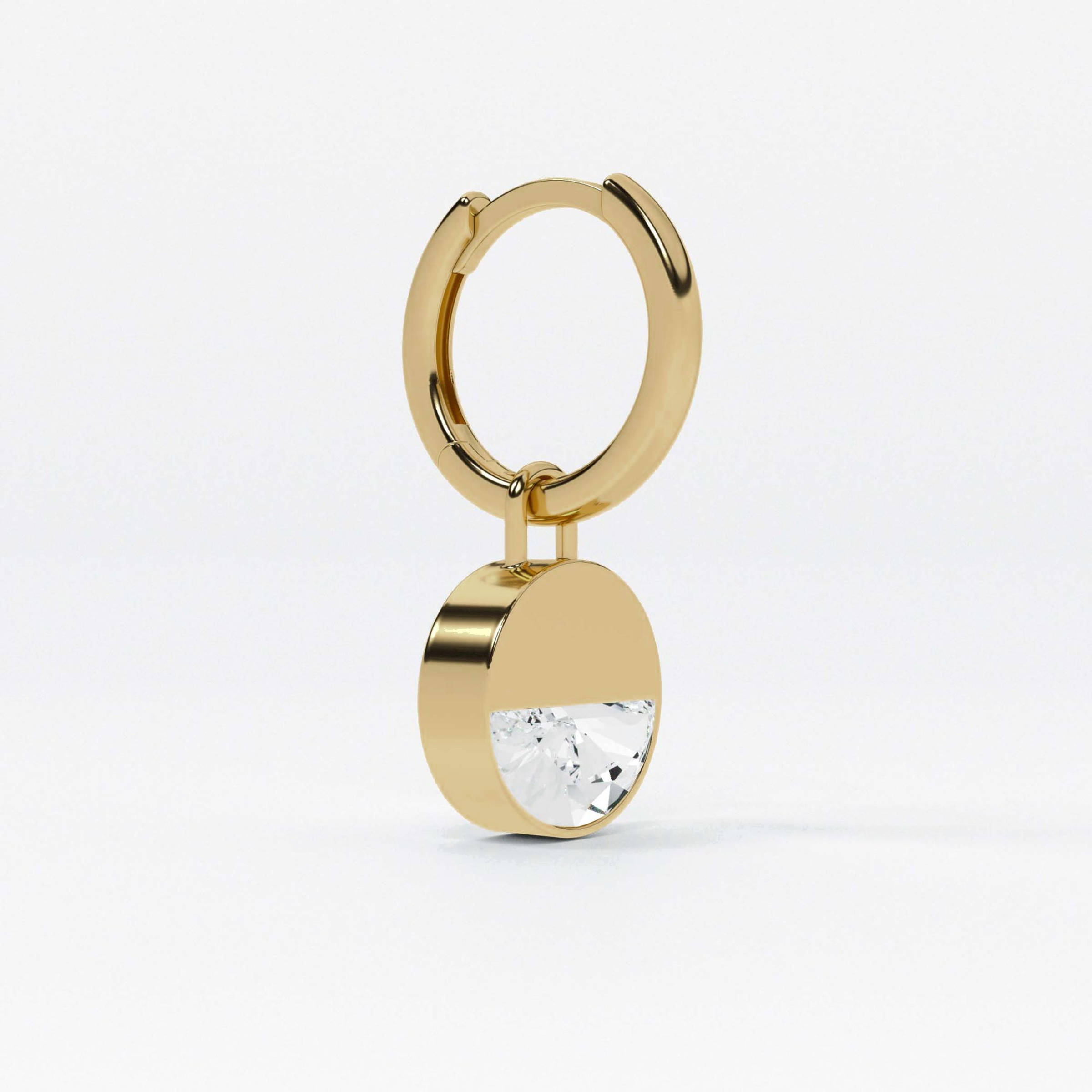 Formed Round Diamond Charm