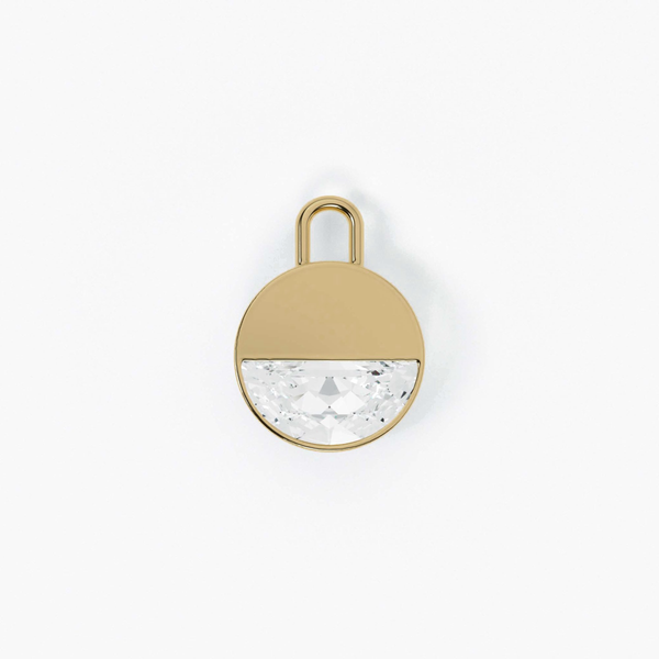 Formed Round Diamond Charm
