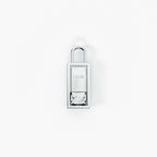 Lab Grown Diamond Formed Baguette Charm in White Gold – Pair View | JAUR