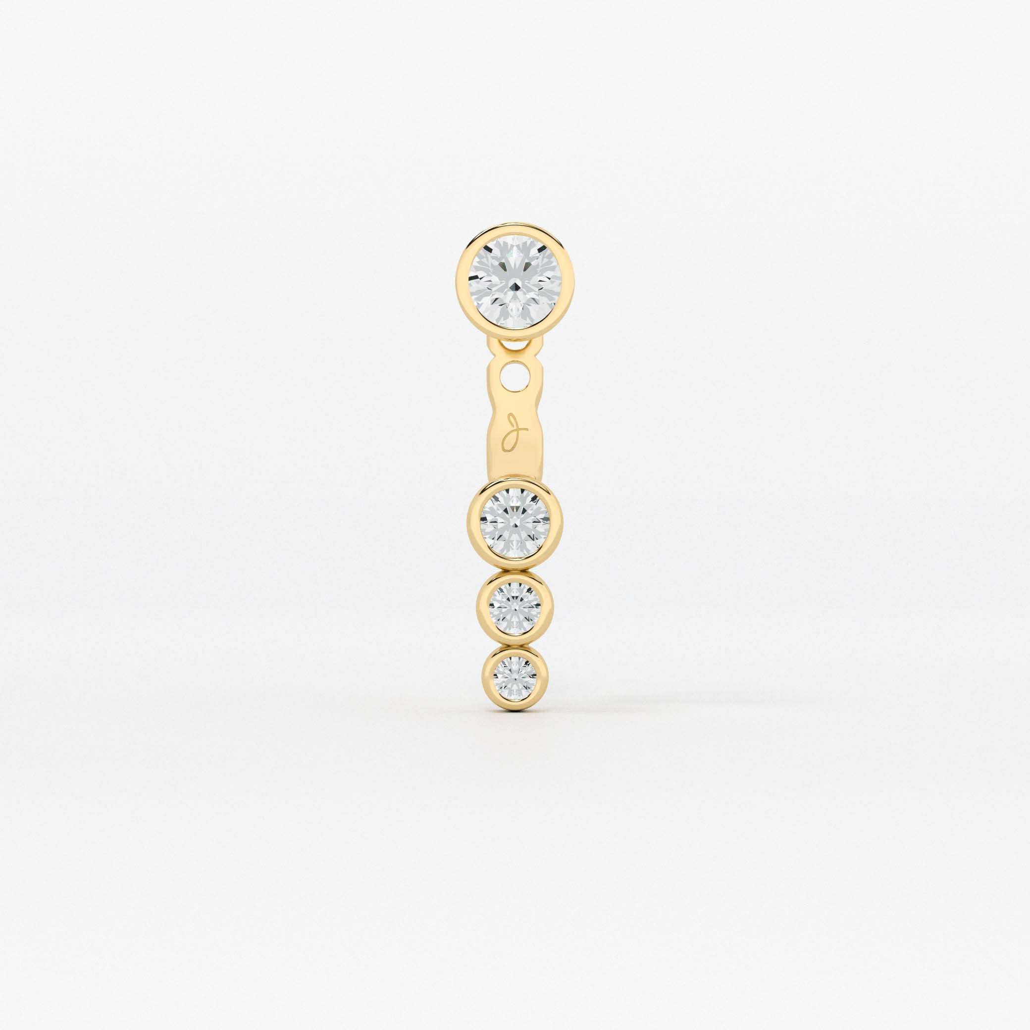 Graduating 3 Diamond Jacket - Round Base