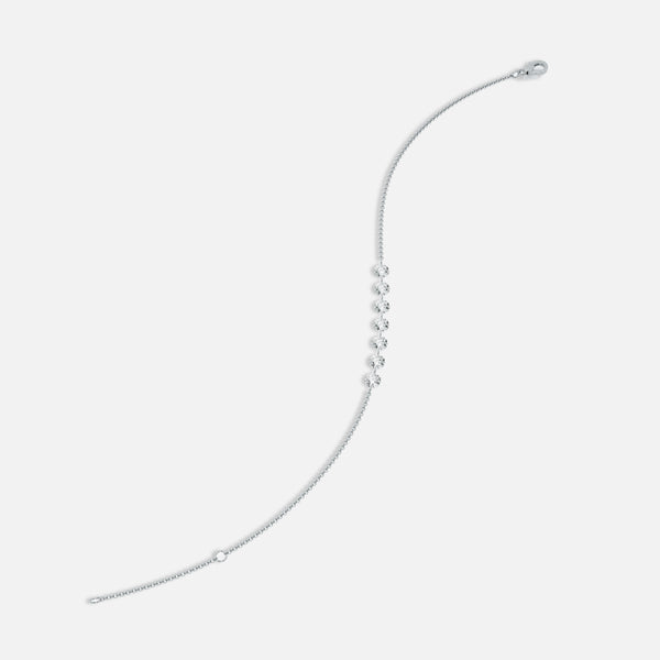 HALO - 7 Stone Pierced Diamond Bracelet
