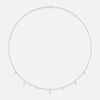 HALO - Pierced Seven Diamond Necklace JAUR
