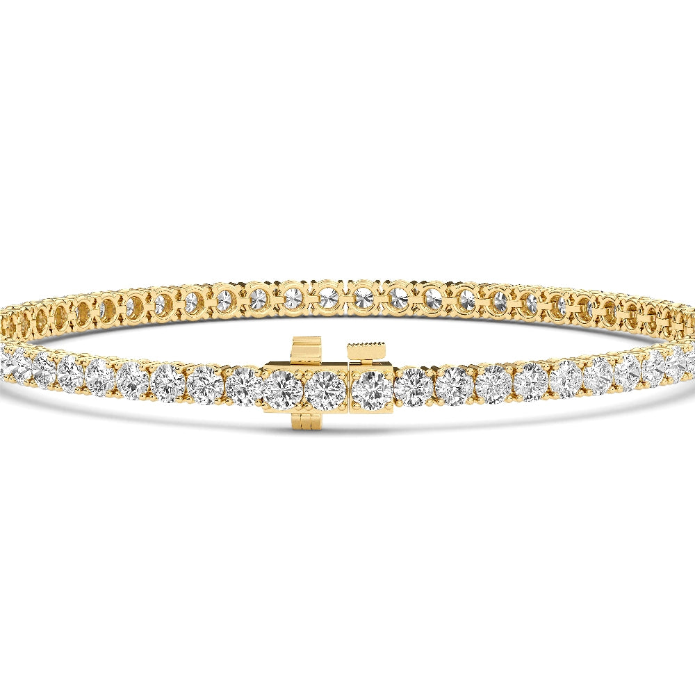 Classic Round Diamond Tennis Bracelet