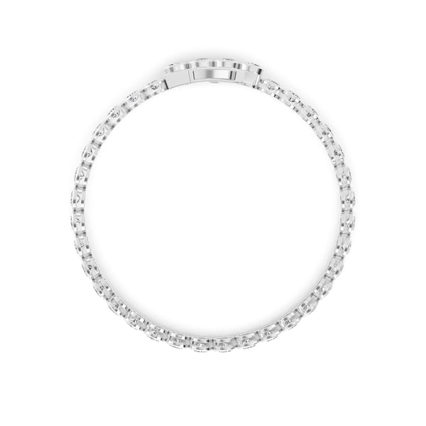 Oval Diamond Bezel Tennis Bracelet