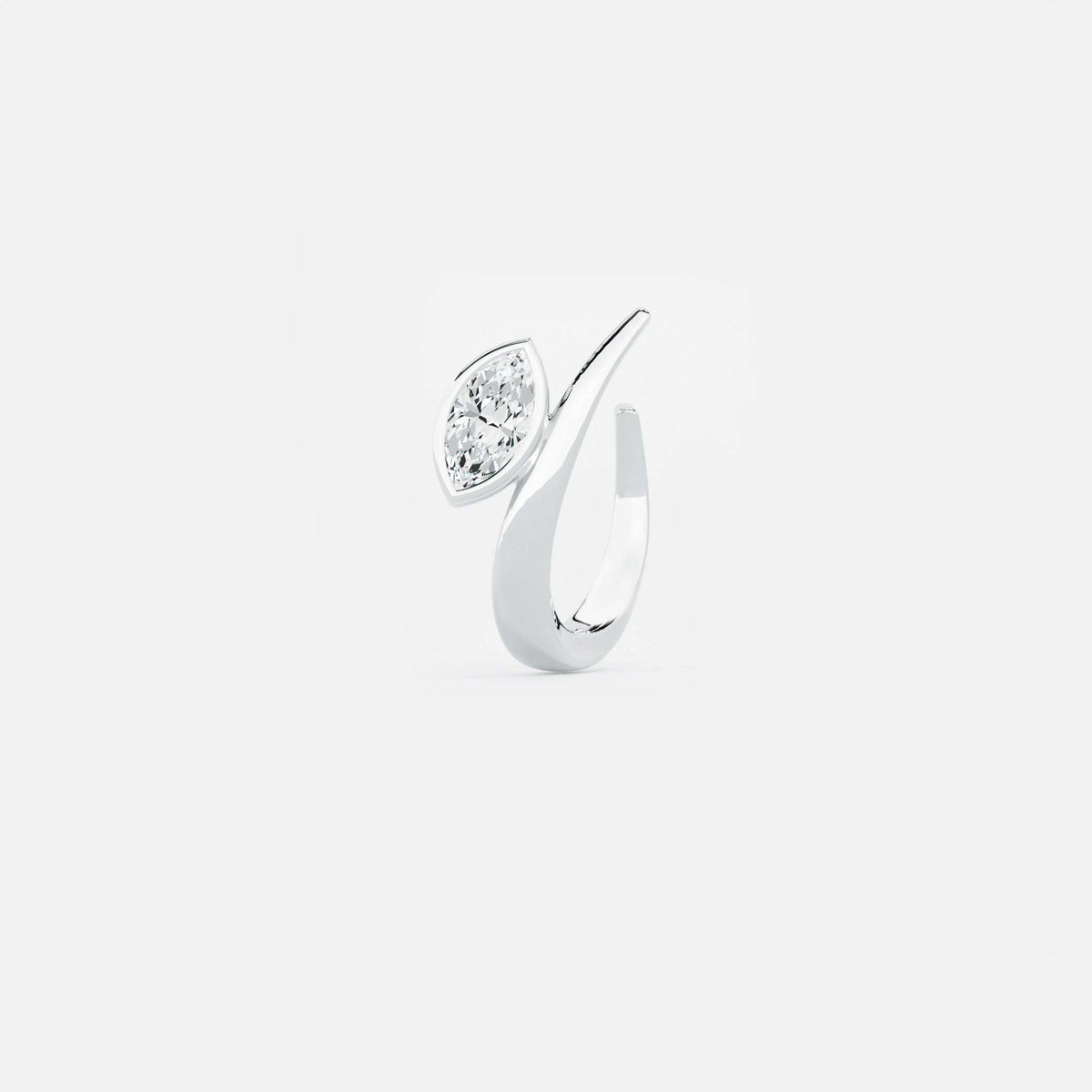 Marquise Arch Diamond Hoop JAUR