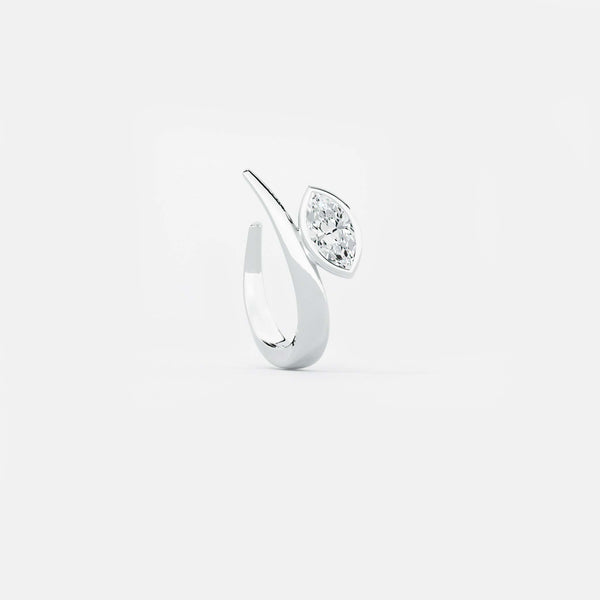 Marquise Arch Diamond Hoop