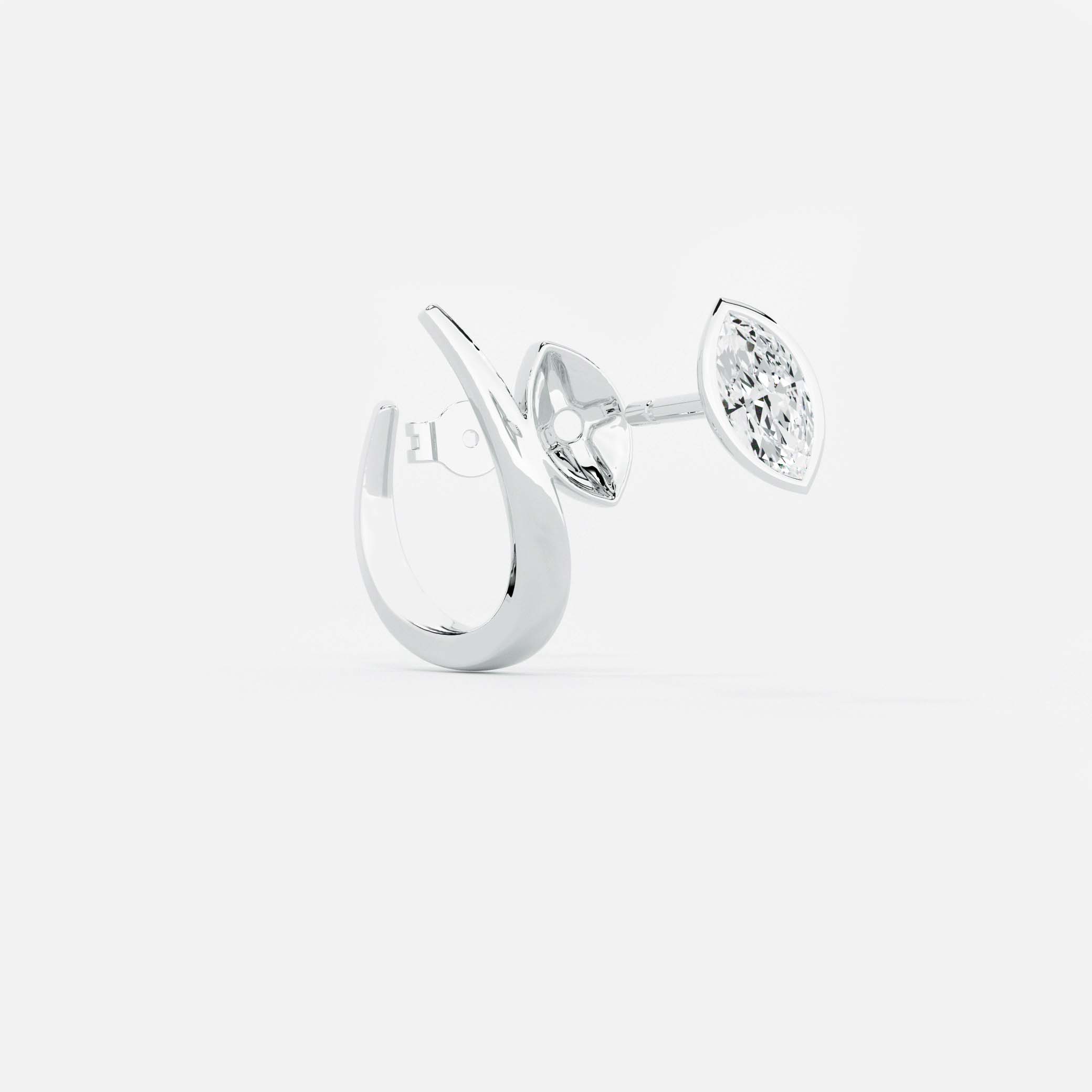 Marquise Arch Diamond Hoop