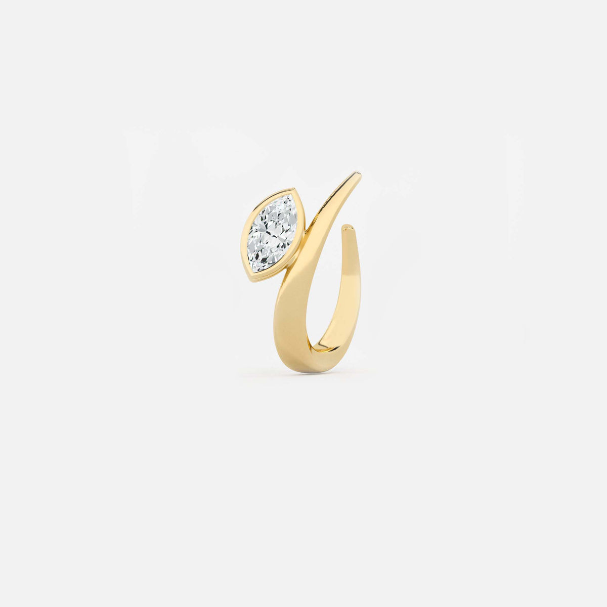 Marquise Arch Diamond Hoop JAUR