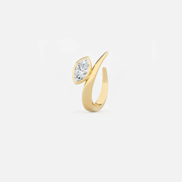 Marquise Arch Diamond Hoop JAUR
