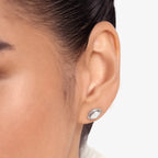 Lab Grown Diamond Marquise Curved Organic in White Gold – View 3 | JAUR