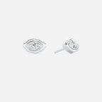 Lab Grown Diamond Marquise Curved Organic in White Gold – View 5 | JAUR