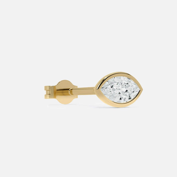 Marquise Diamond Stud JAUR