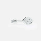 Lab Grown Diamond Marquise Diamond Stud in White Gold – View 4 | JAUR