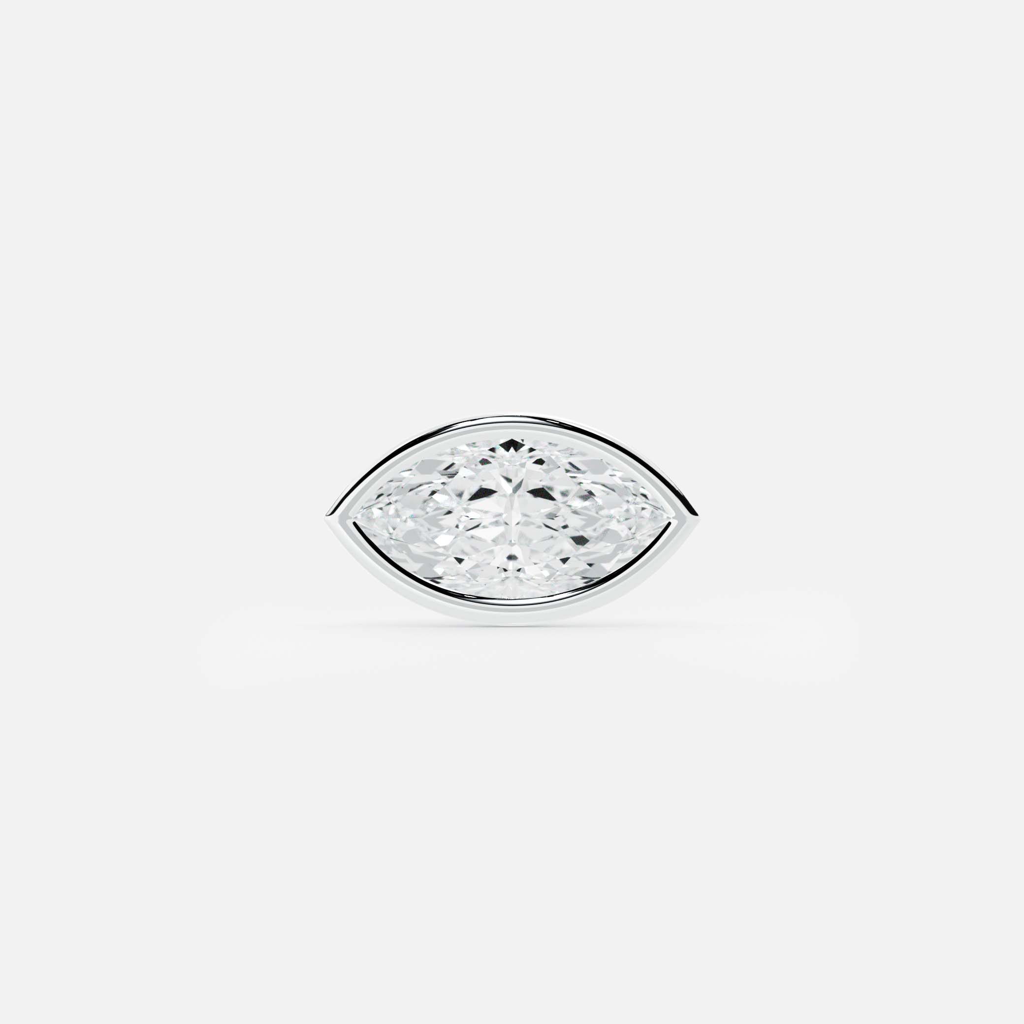 Marquise Diamond Stud