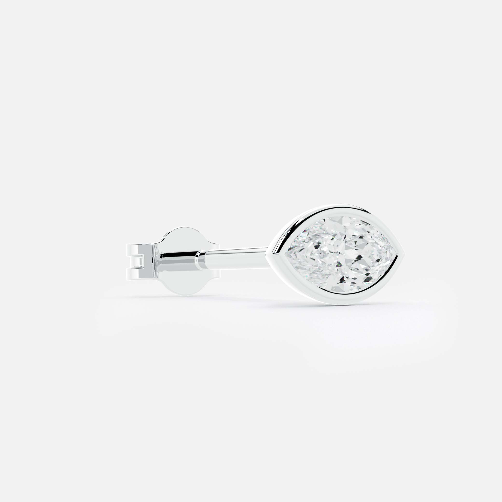Marquise Diamond Stud