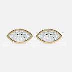 Marquise Diamond Stud JAUR