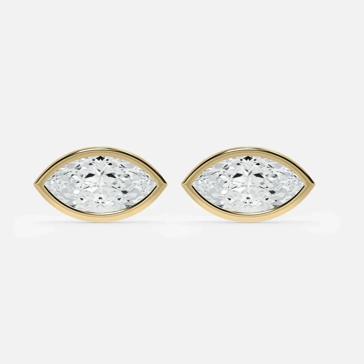 Marquise Diamond Stud JAUR