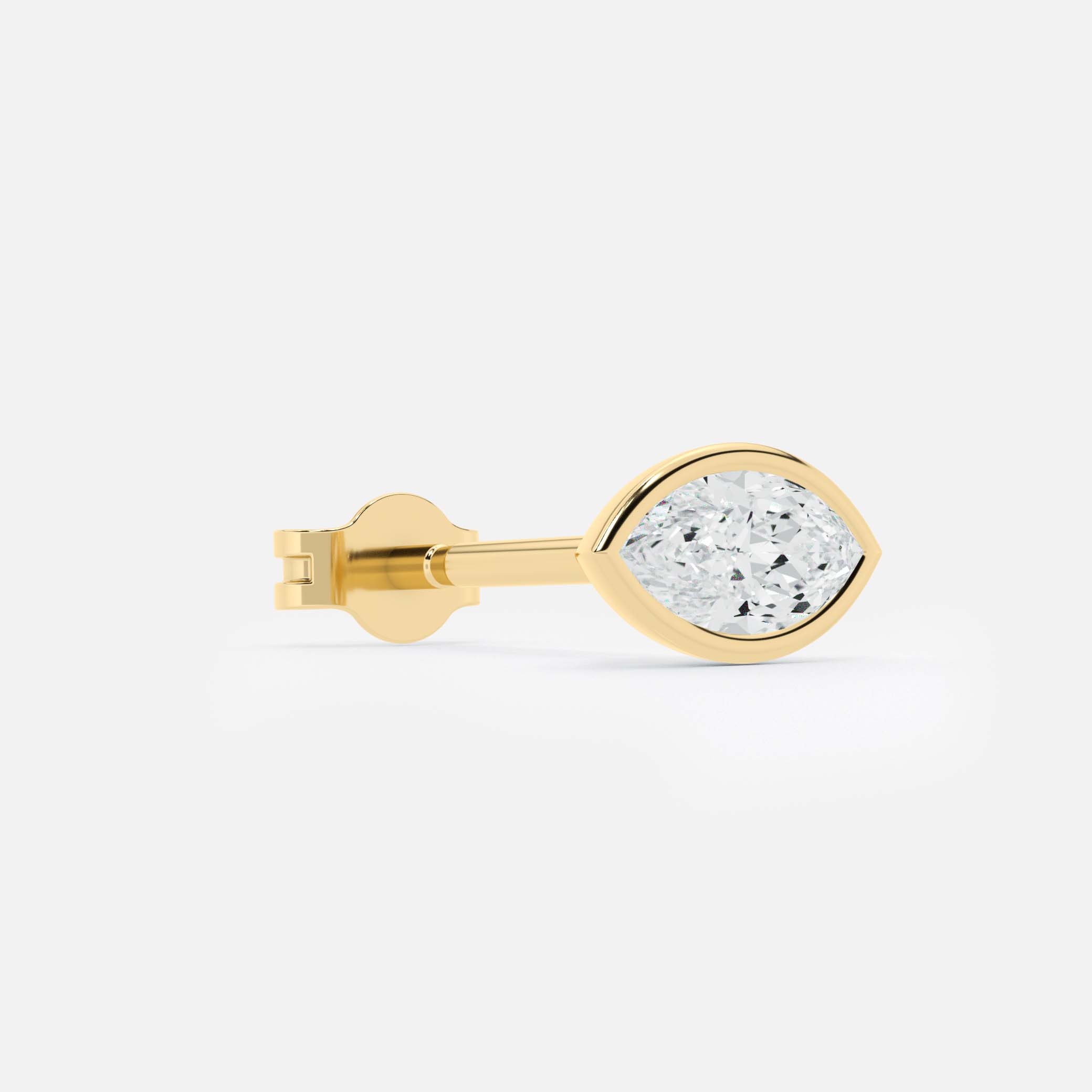 Marquise Diamond Stud