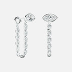 Midi Diamond Dangle Earring JAUR