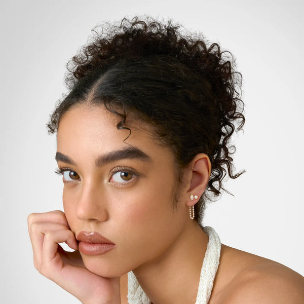 Midi Diamond Dangle Earring - Marquise Base