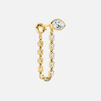Midi Diamond Dangle Earring JAUR