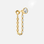 Midi Diamond Dangle Earring JAUR