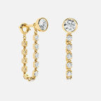 Midi Diamond Dangle Earring JAUR
