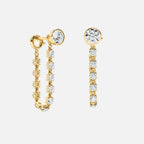 Midi Diamond Dangle Earring JAUR