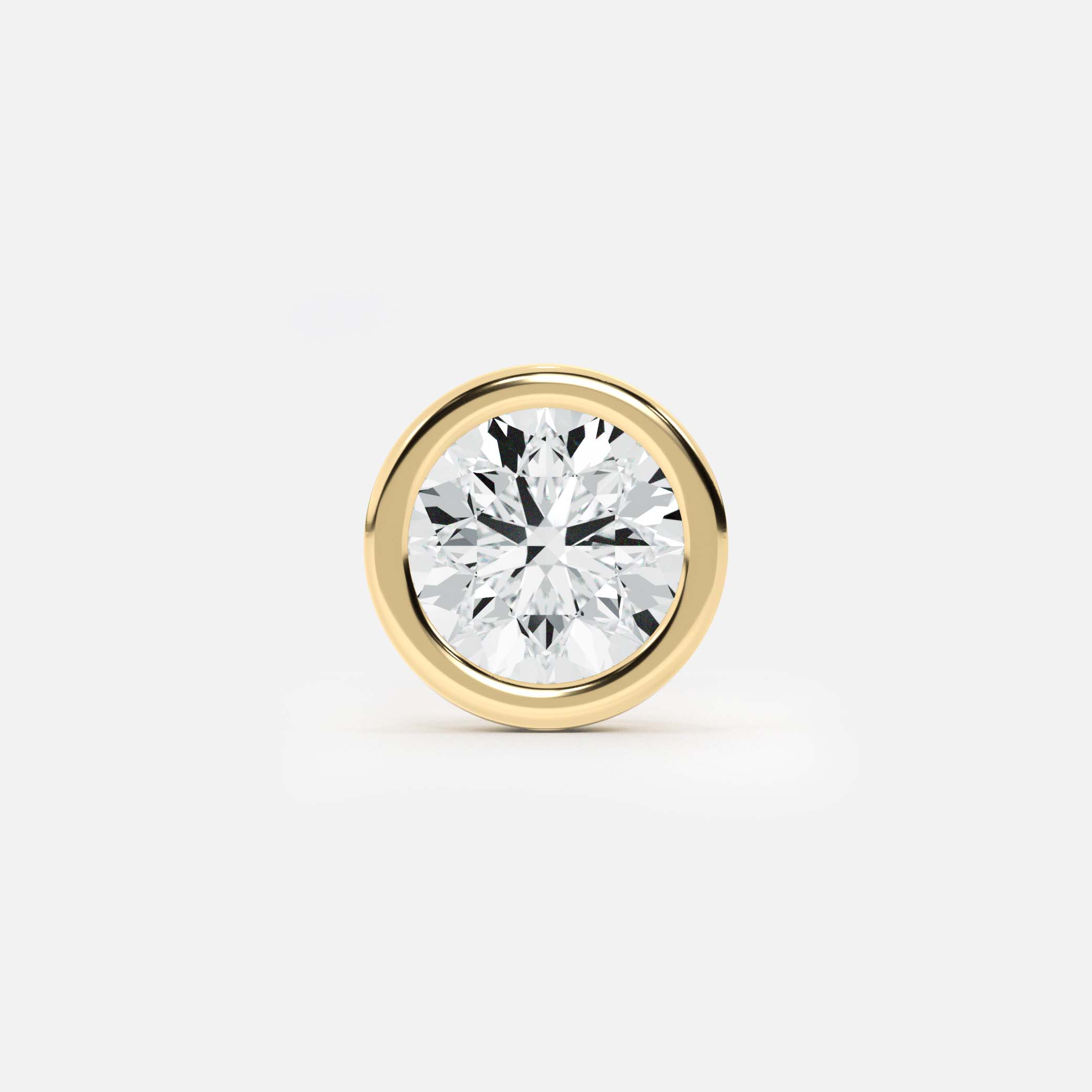 Midi Round Diamond Stud