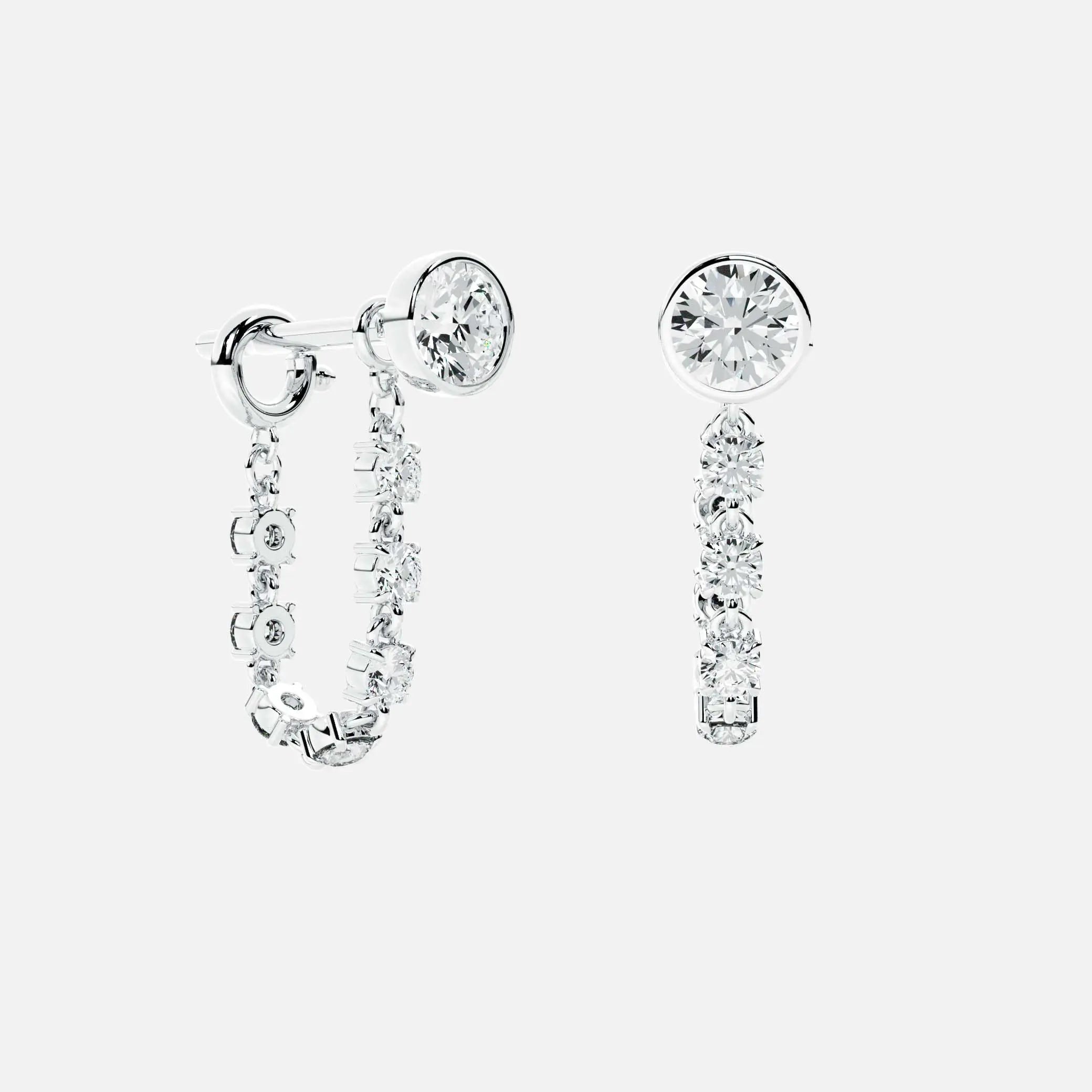 Mini Diamond Dangle Earring JAUR