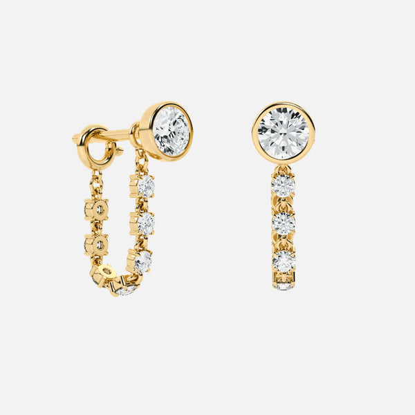 Mini Diamond Dangle Earring JAUR