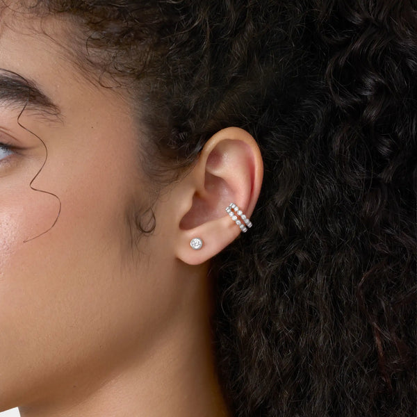 Mini Round Diamond Stud
