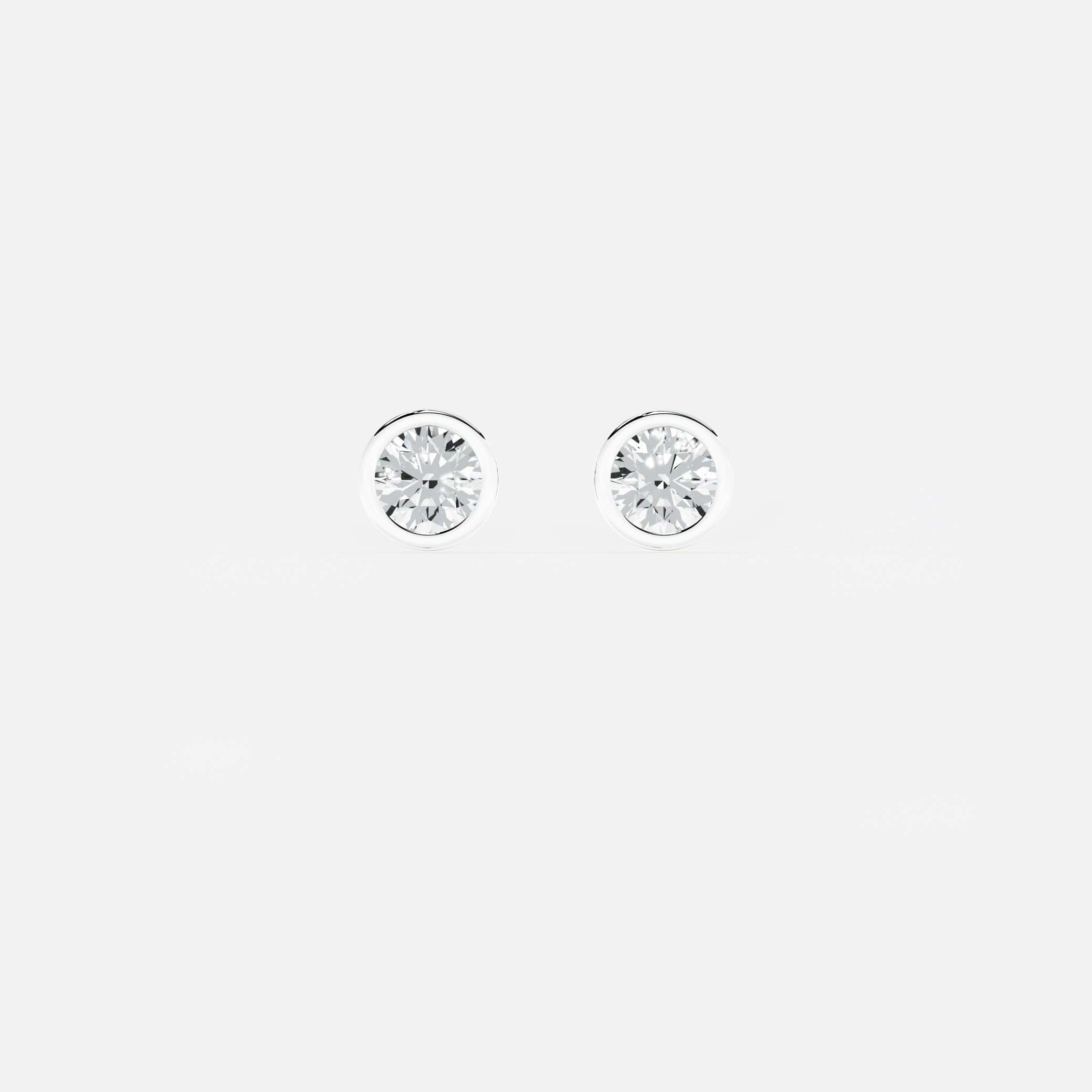 Mini Round Diamond Stud