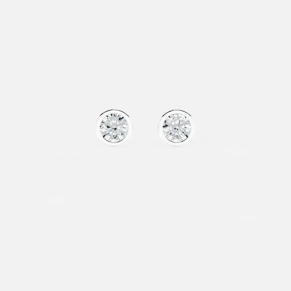 Mini Round Diamond Stud