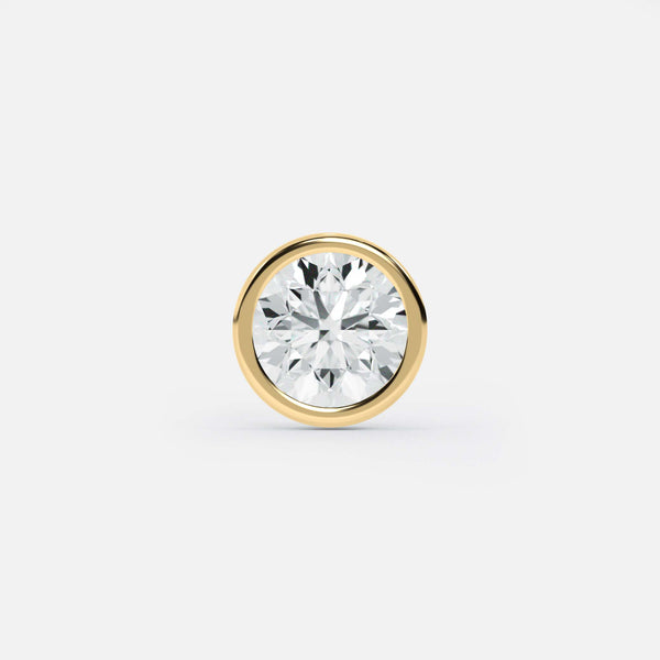 Mini Round Diamond Stud