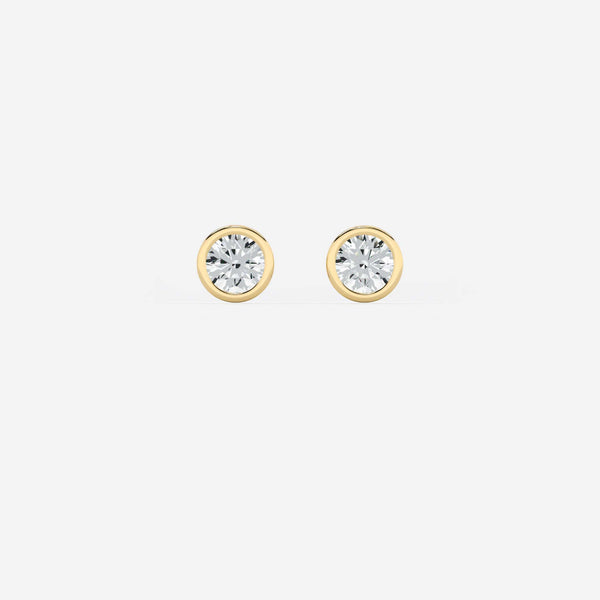 Mini Round Diamond Stud