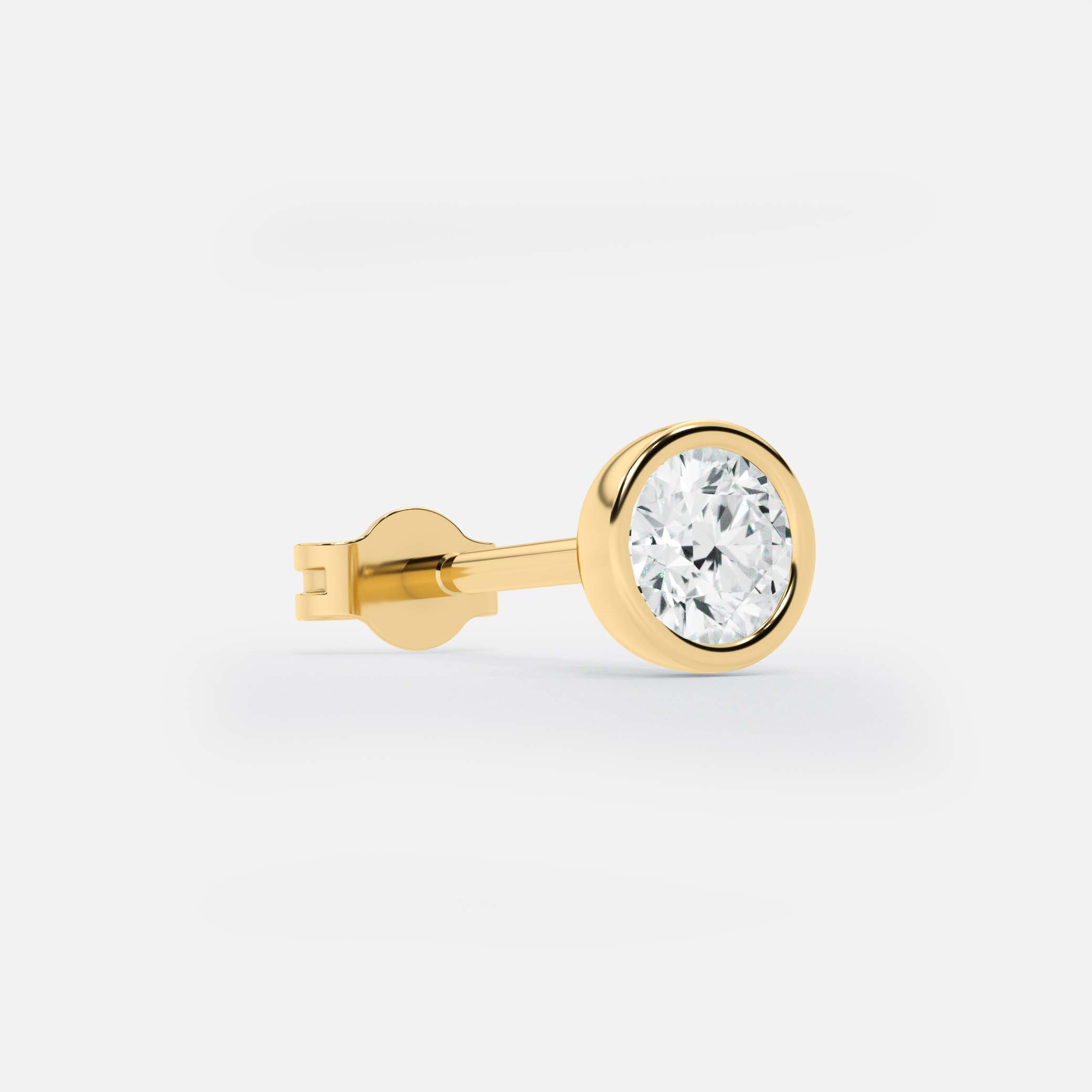 Mini Round Diamond Stud