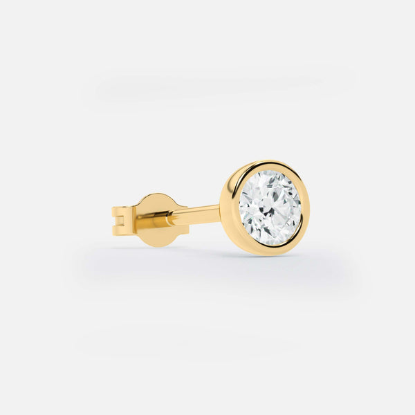 Mini Round Diamond Stud